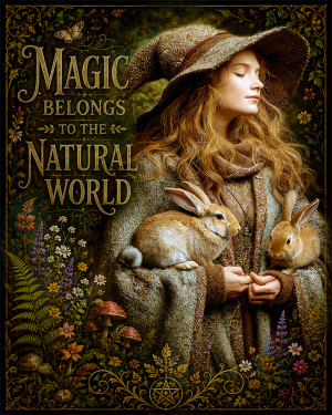 Witch Artwork - Magic Belongs to the Natural World