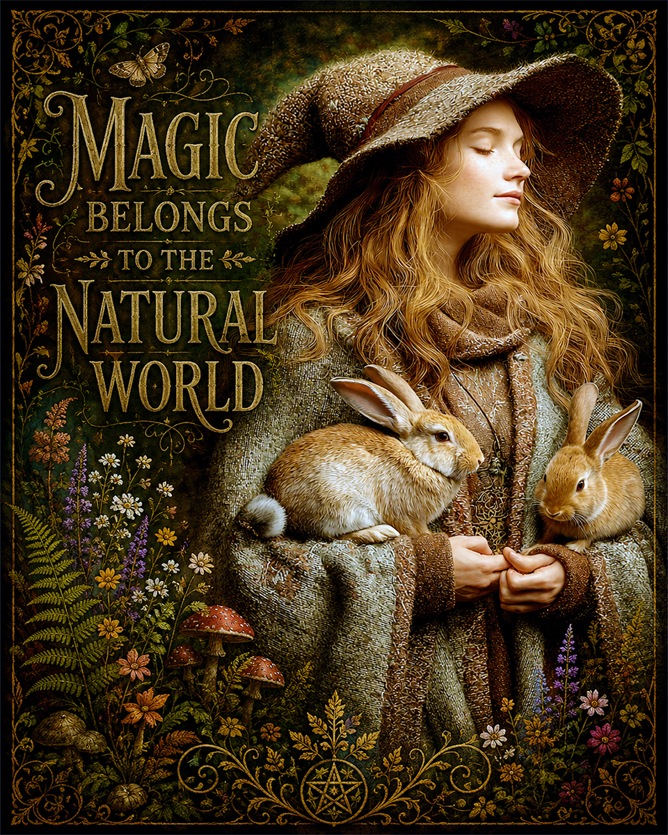 Witch Artwork - Magic Belongs to the Natural World