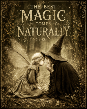 Witch Artwork - The Best Magic Comes Naturally