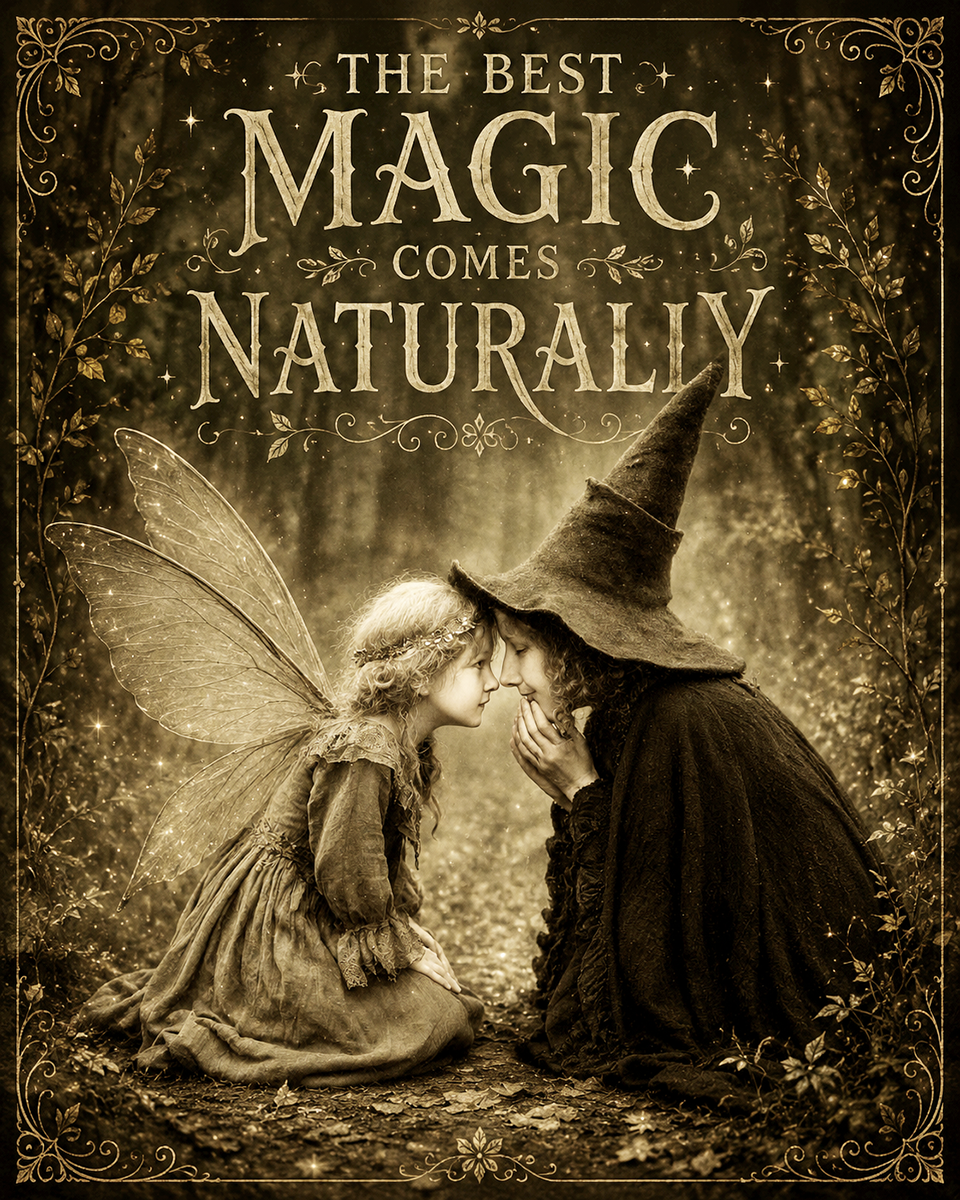 Witch Artwork - The Best Magic Comes Naturally