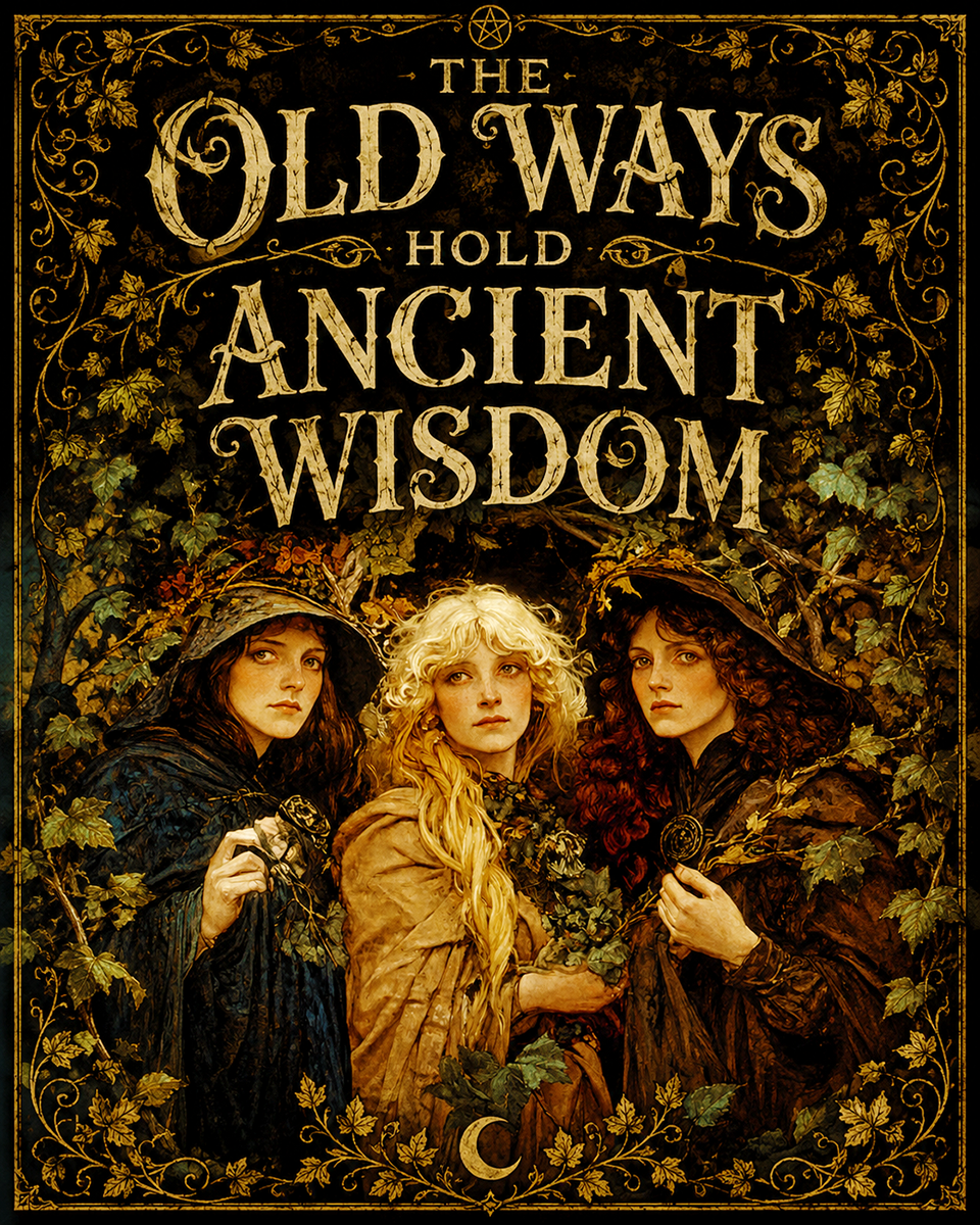 Witch Artwork - The Old Ways Hold Ancient Wisdom