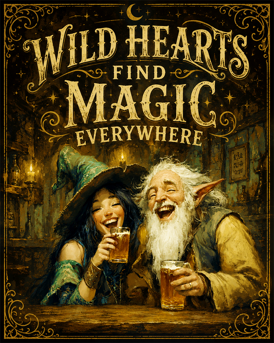Witch Artwork - Wild Hearts Find Magic Everywhere