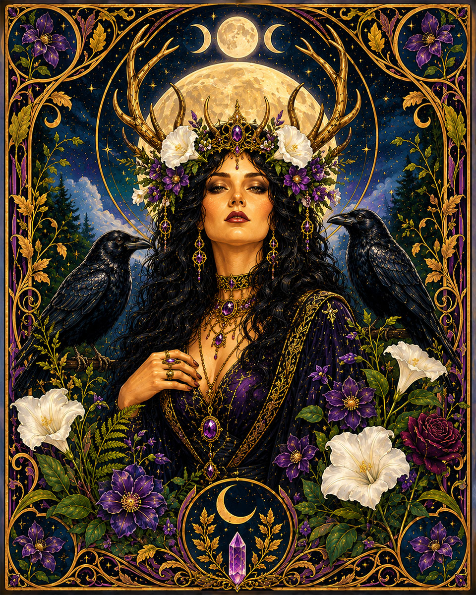 Witch Queen - Wiccan and Pagan Artwork