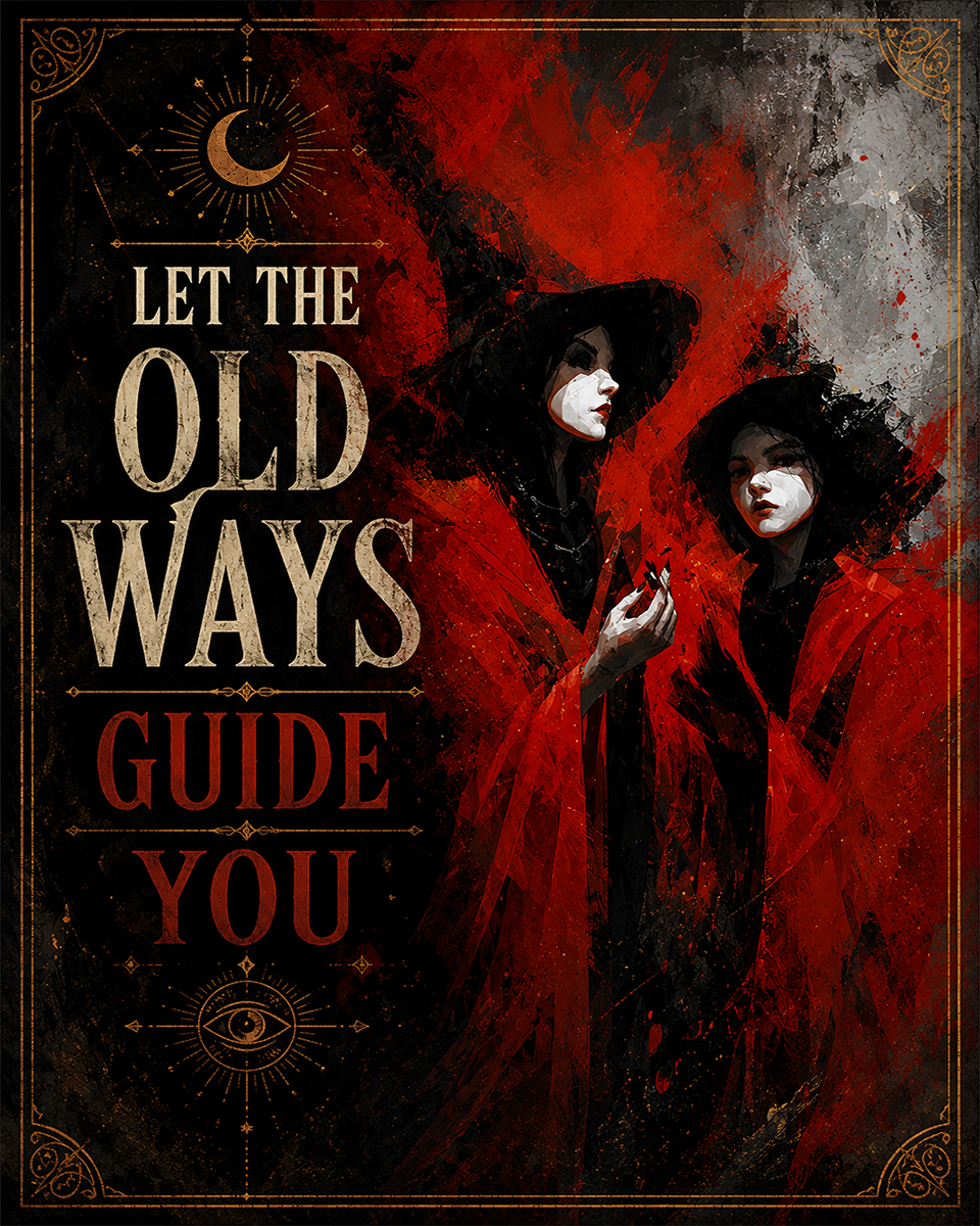 Witch Wall Art - Let the Old Ways Guide You