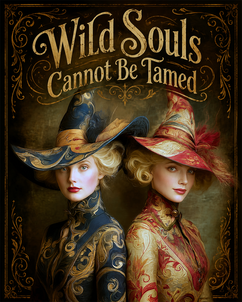 Witch Wall Art - Wild Souls Cannot Be Tamed