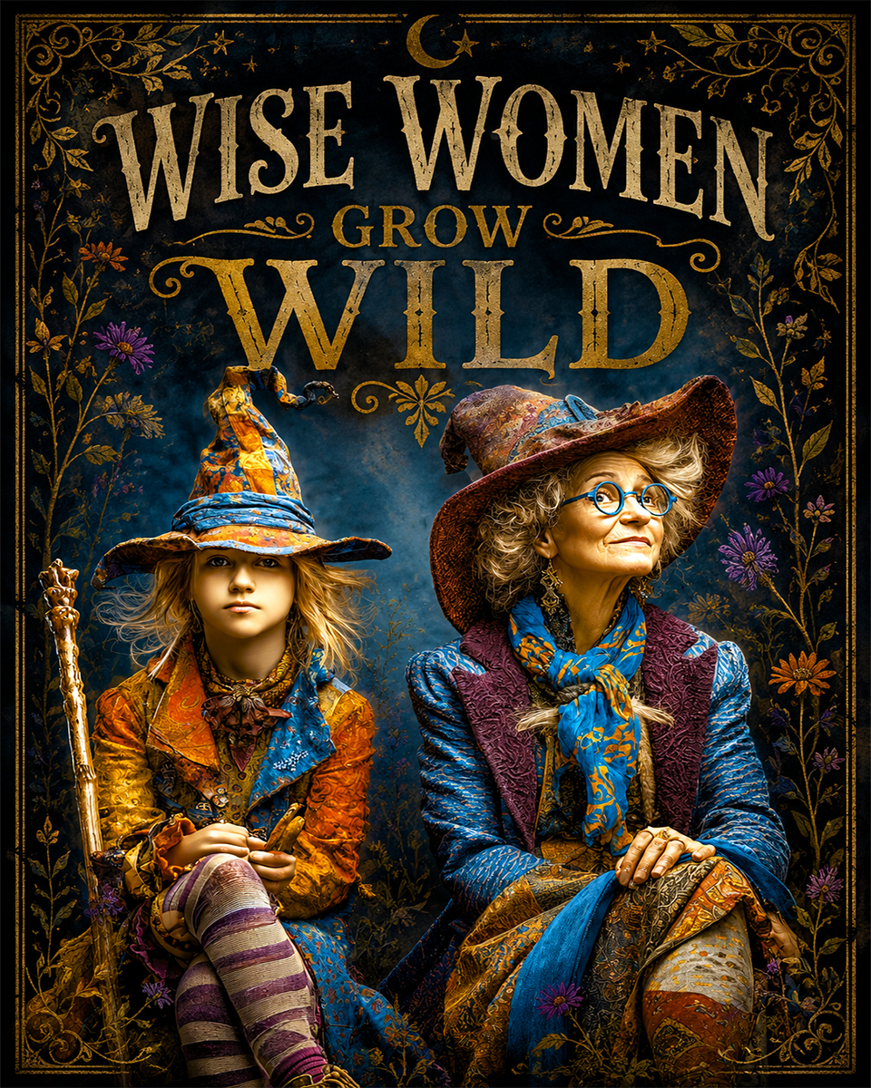 Witch Wall Art - Wise Women Grow Wild