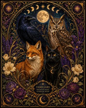 Witch's Familiars - Wiccan and Pagan Artwork