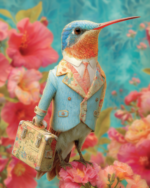 World Traveler - Humingbird Art Print