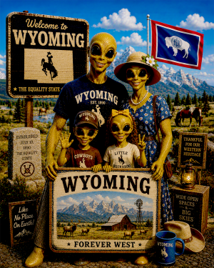 Wyoming - Alien Family - Worth the Trip