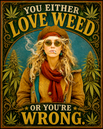 You Are Wrong #2 - Marijuana Poster