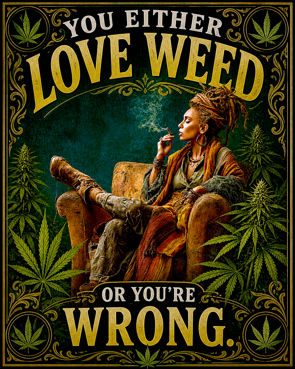 You Are Wrong #3 - Marijuana Poster