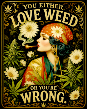 You Are Wrong #4 - Marijuana Poster