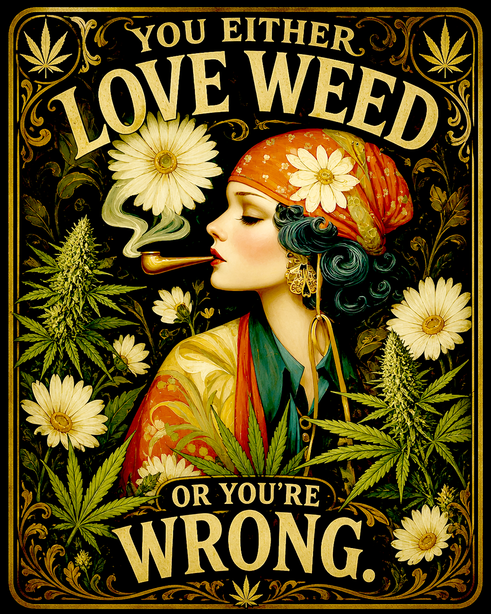 You Are Wrong #4 - Marijuana Poster