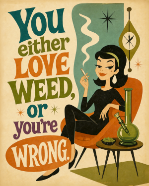 You Either Love Weed - Marijuana Poster