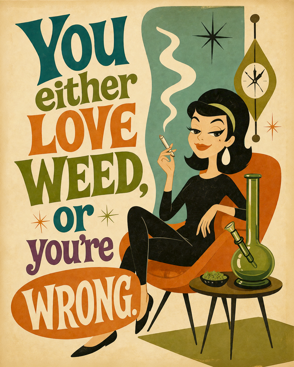 You Either Love Weed - Marijuana Poster
