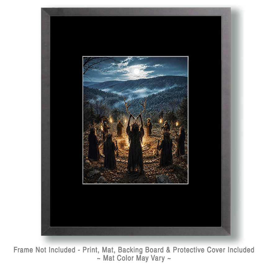 A Coven - Folk Horror - Appalachian Gothic Art Print - Image 2