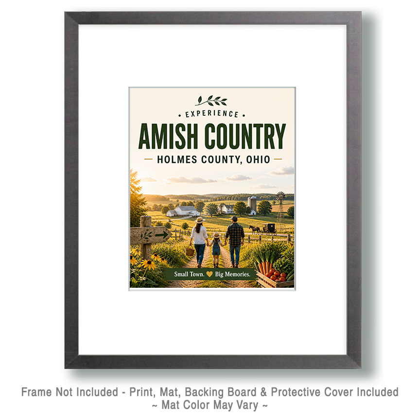 Amish Country Holmes County Ohio - Agri-Tourism Art Print - Image 2