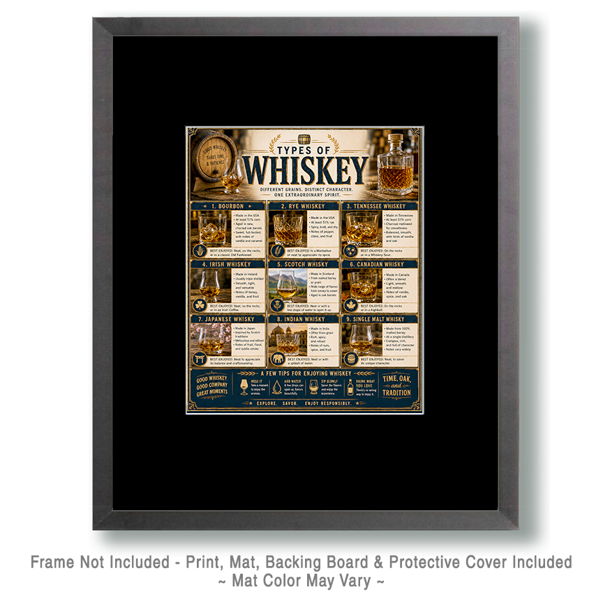 Chart - Types of Whiskey - Gift Shop Artwork - Image 2