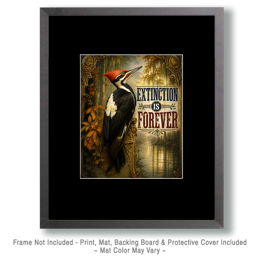 Environmental Wall Art - Extinction is Forever - Image 2