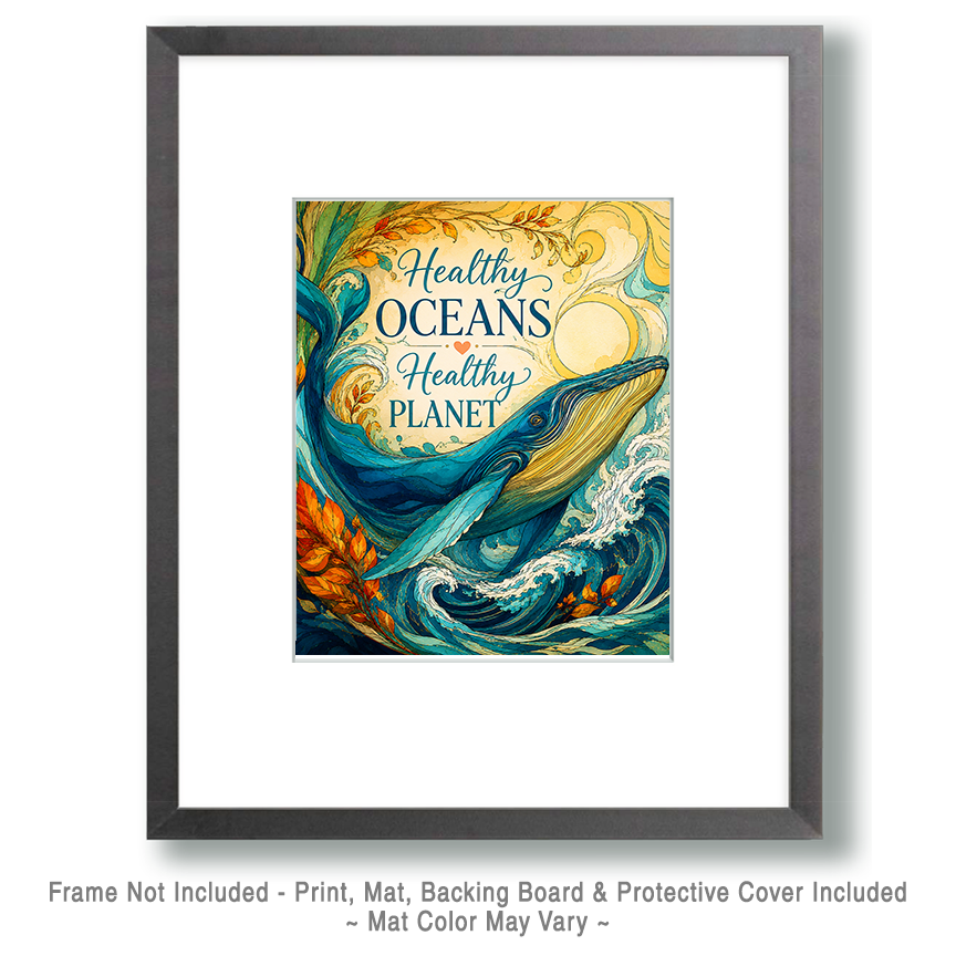 Environmental Artwork - Healthy Oceans Healthy PLanet - Image 2