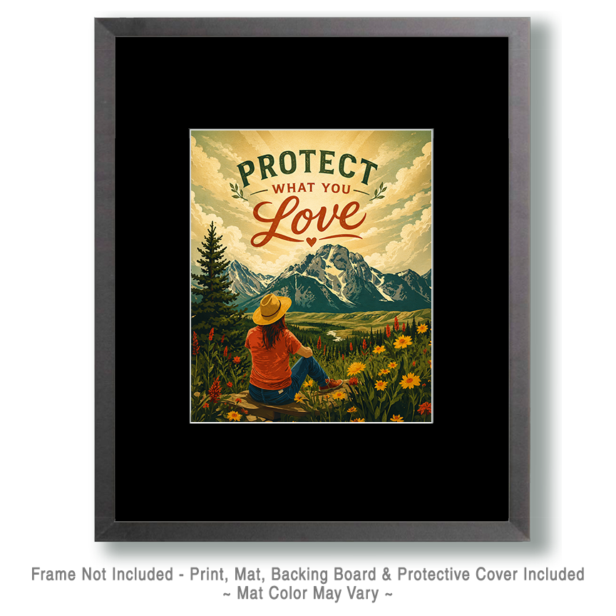 Environmental Artwork - Hiker - Protect What You Love - Image 2