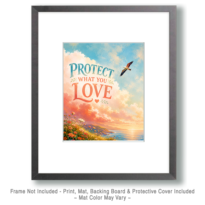 Environmental Art Print - Protect What You Love - Image 2