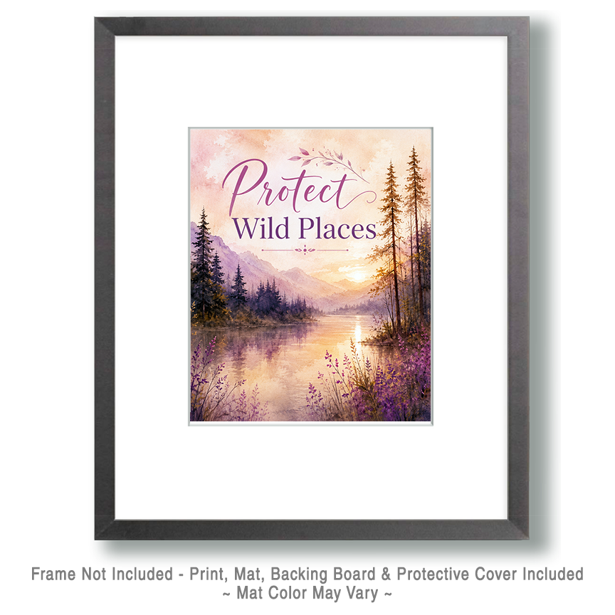 Environmental Art Print - Protect Wild Places - Image 2