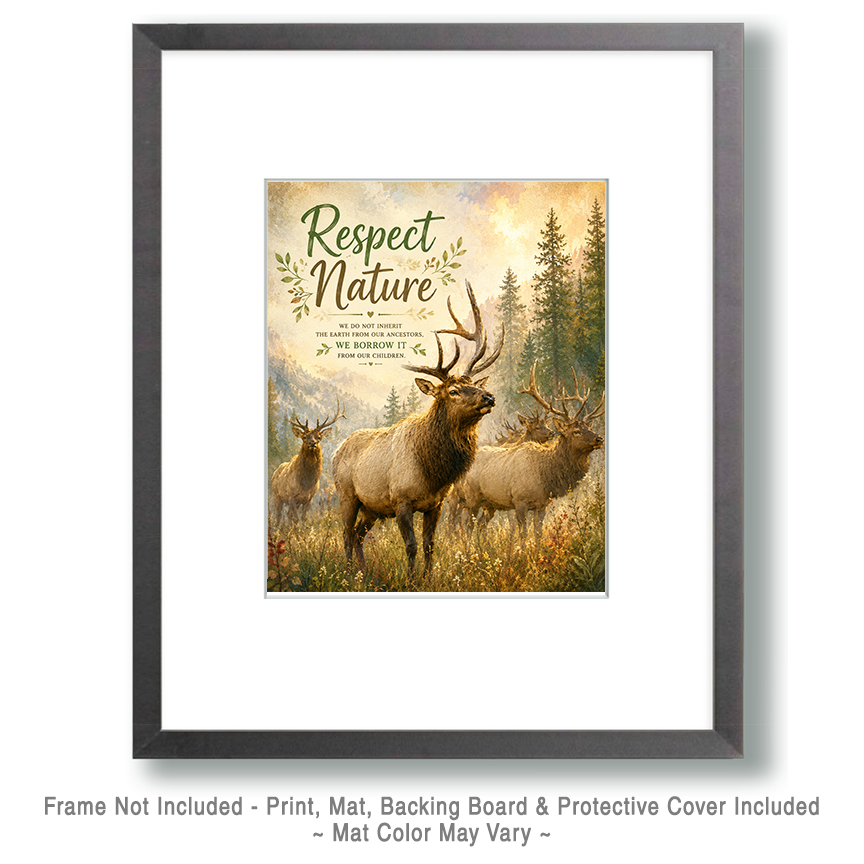 Environmental Art Print - Respect Nature - Image 2
