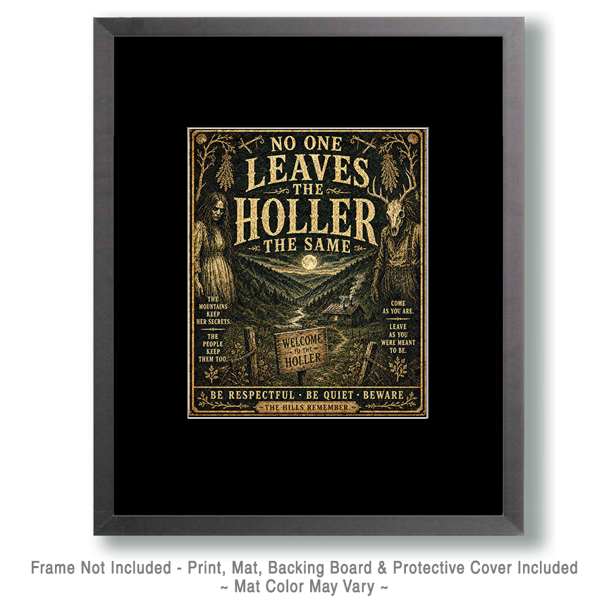 No ONe Leaves the Holler the Same - Folk Horror - Appalachian Gothic Art Print - Image 2