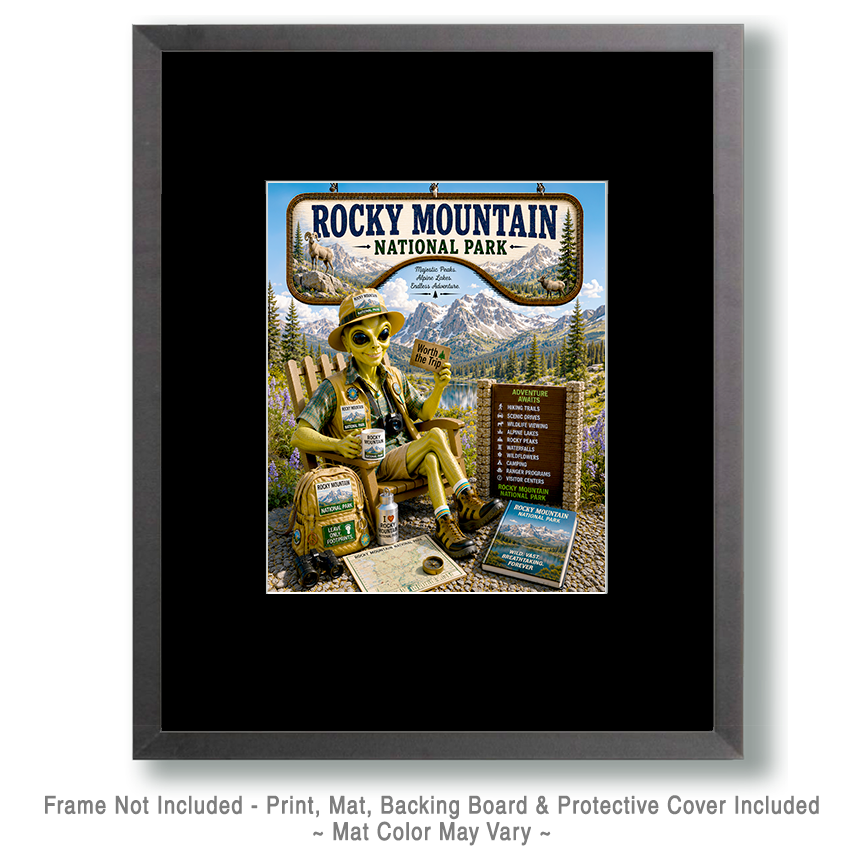 Rocky Mountain National Park Souvenir Art Print - Image 2