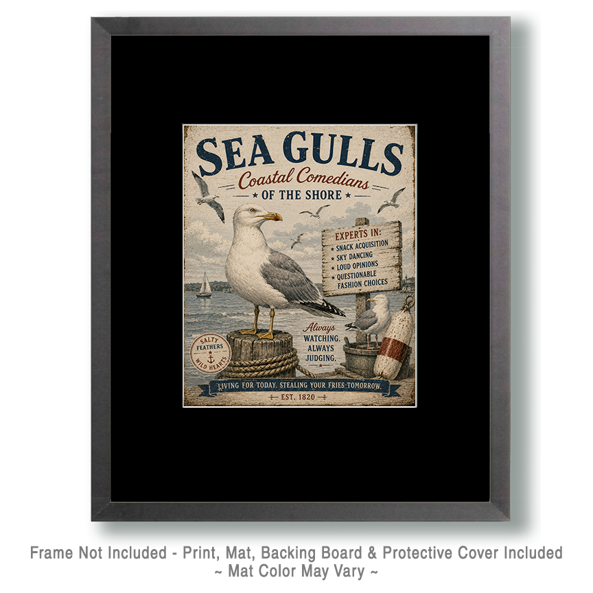 Seagulls - Coastal Nautical Nostalgia - Image 2