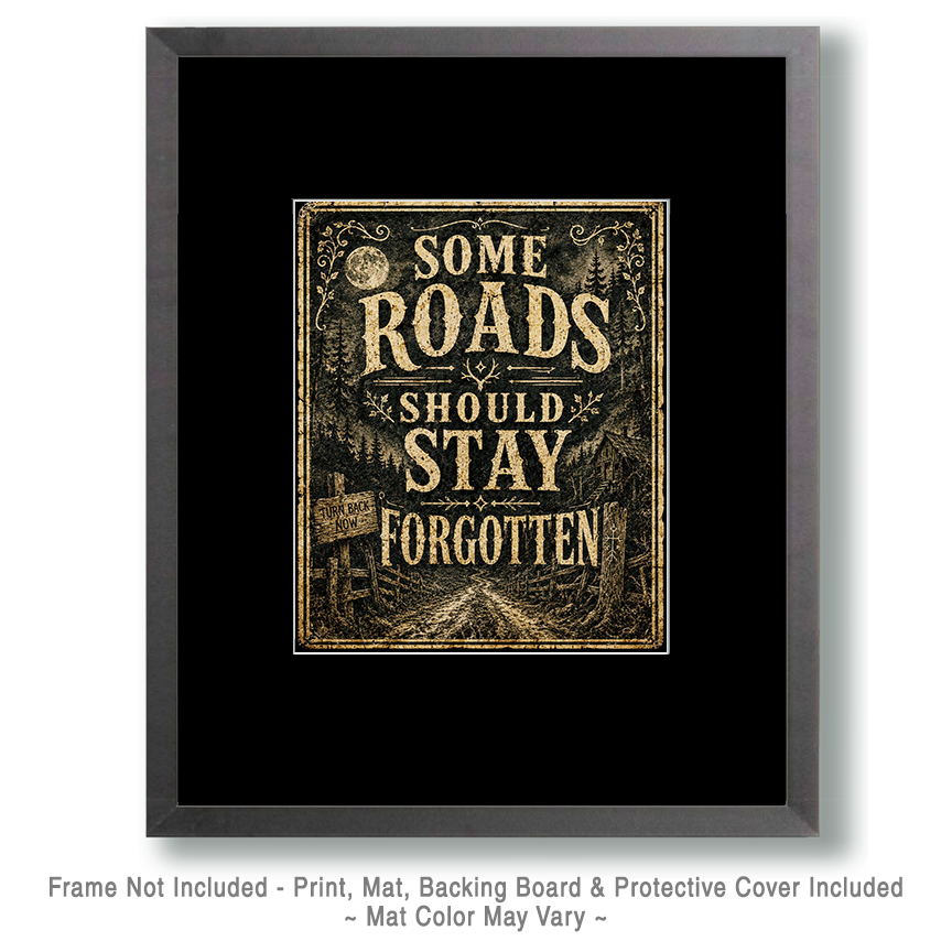 Some Roads Should Stay Hidden - Folk Horror - Appalachian Gothic Art Print - Image 2