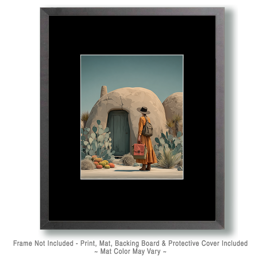 Southwestern Cowgirl Jana by Hogan Art Print - Wholesale Retail Ready Matted Western Art.png - Image 2