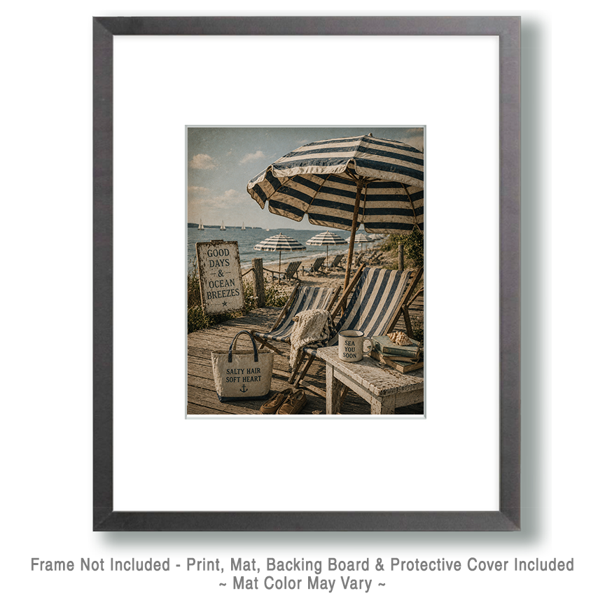 Striped Umbrellas - Nautical Nostalgia - Image 2