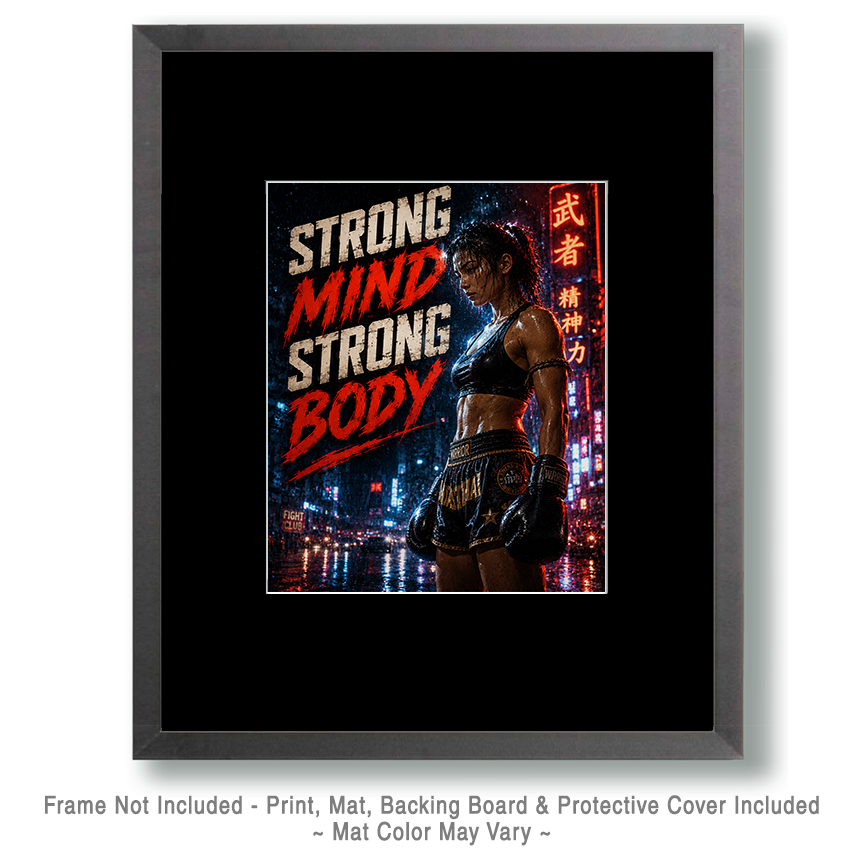 Strong Mind Strong Body - Martial Arts Artwork - Image 2