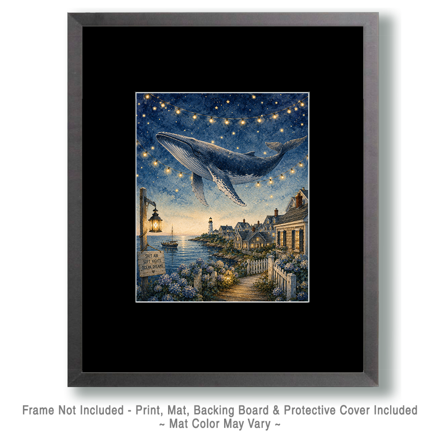 Surreal Whale - Coast Wall Art - Image 2