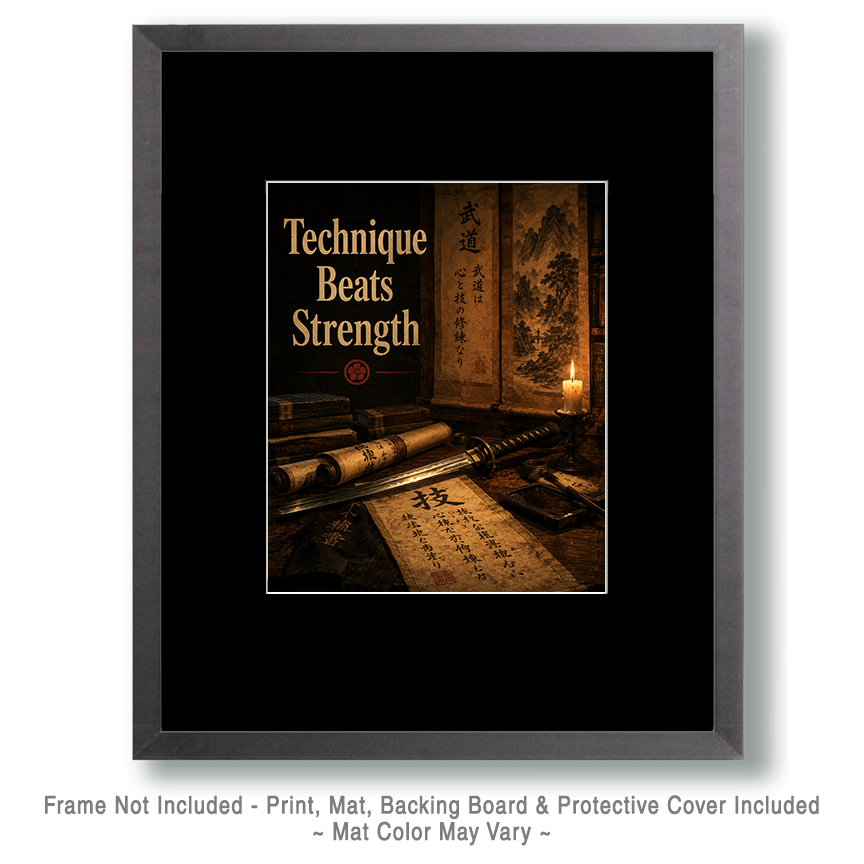 Technique Beats Strength - Martial Arts Artwork - Image 2