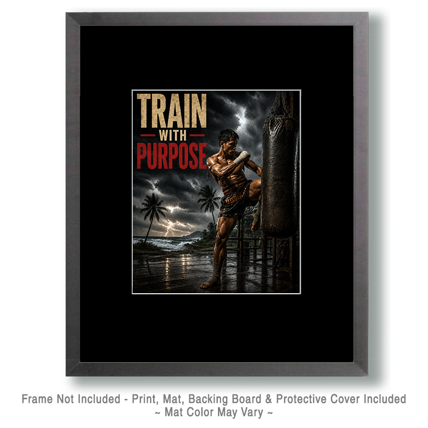 Train with Purpose - Martial Arts Artwork - Image 2