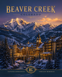 Beaver Creek Colorado Matted Art Print - Wholesale High Altitude Skiing Decor