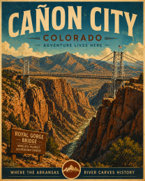 Canon Colorado Matted Art Print - Wholesale Western Souvenir