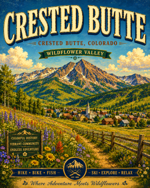 Crested Butte Colorado Wholesale Rocky Mountain Art