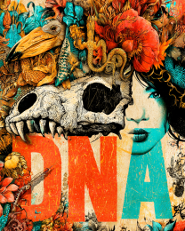 Science DNA Artwork Matted Art Prints for Classrooms