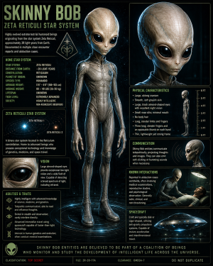Skinny-Bob-Alien-Footage-Tribute-Matted-Art-Print-Wholesale-Cryptid-Culture-Gift
