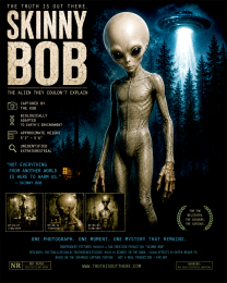 Skinny-Bob-UFO-Alien-Spirit-Animal-Matted-Art-Print-Wholesale-Metaphysical-Artwork