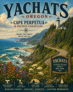 Yachats Oregon Cape Perpetua & Pacific Coastline