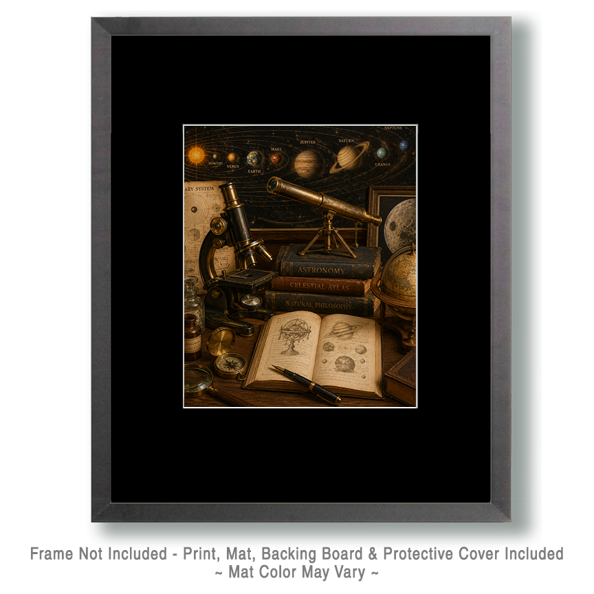 Vintage Style Science Poster Matted Art Prints for Classrooms - Image 2